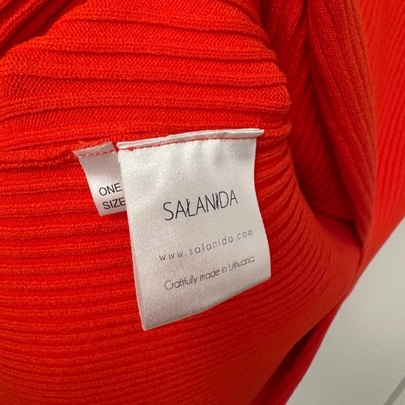 RED Salanida Knitwear Ribbed Midi Dress, xs/s - Picture 4 of 8